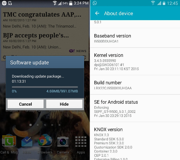 Samsung Galaxy Note 4 And Note Edge To Receive Android 5.0.1 Update  Directly 