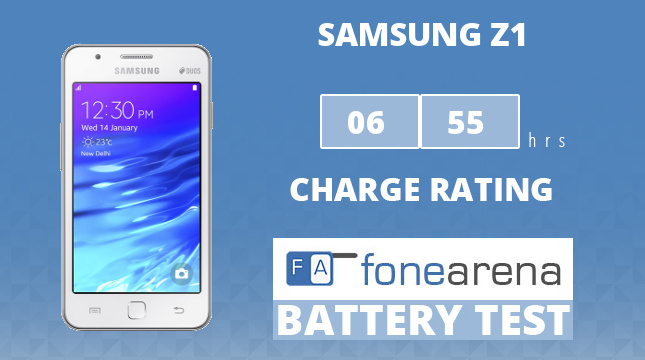 Samsung Z1 FA One Charge Rating