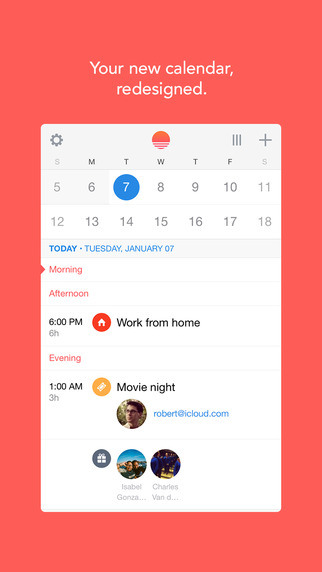 microsoft sunrise calender app