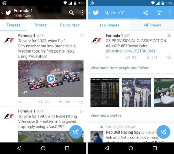 Formula 1 Twitter
