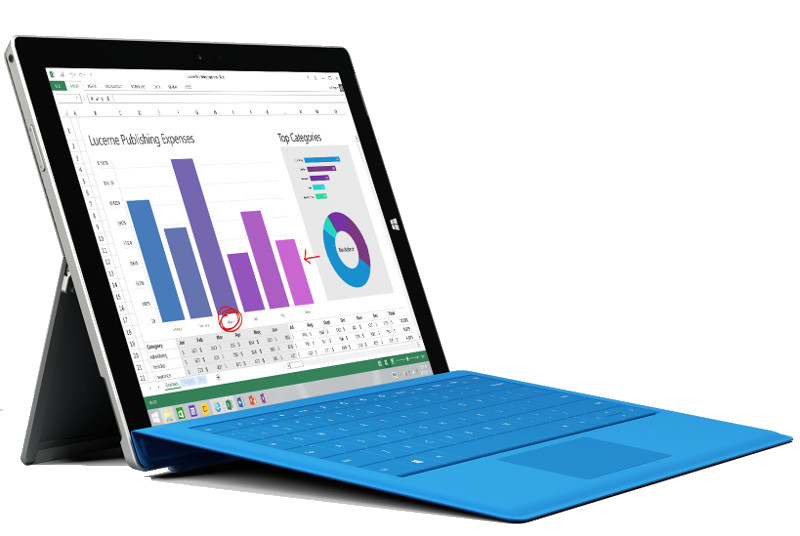 Microsoft Surface 3 with 10.8-inch HD display, Intel Atom x7 processor ...