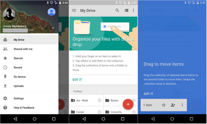 how to upload to google drive mobile