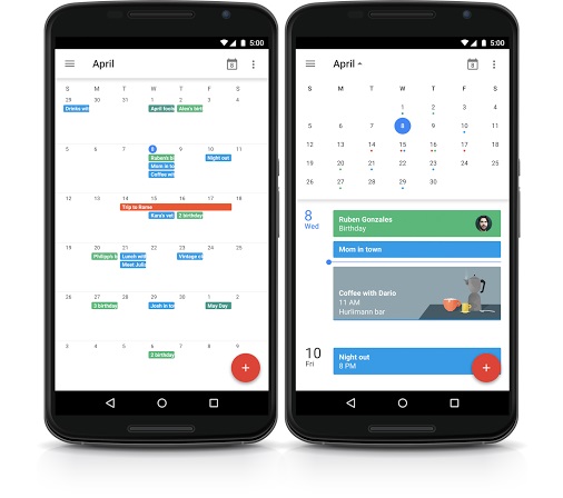 Google Updates Calendar For Android With Month View