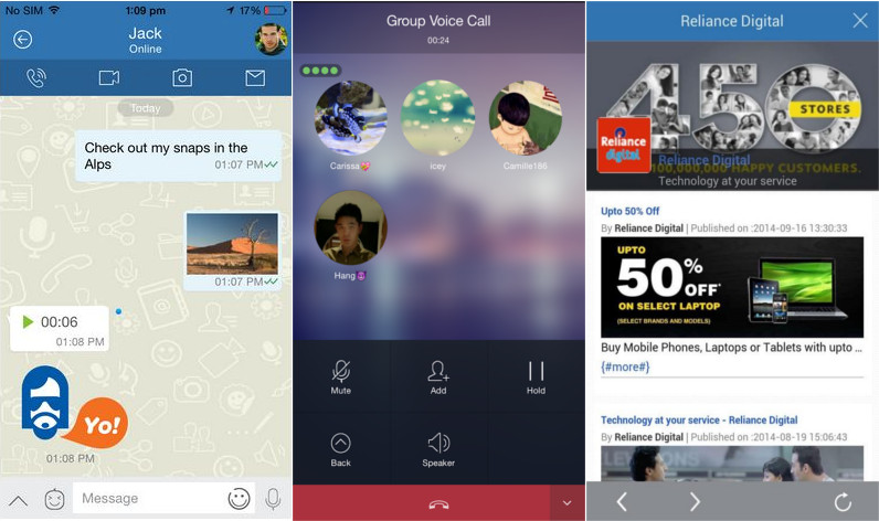 Jio Chat for Android and iPhone