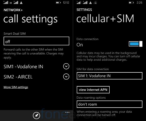 Microsoft Lumia 532 Dual SIM and Network