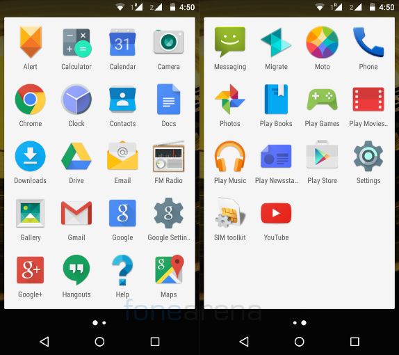 Motorola Moto E 2nd Gen Apps