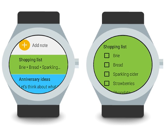 Google Keep on Android Wear smartwatches brings voice-note dictation and more