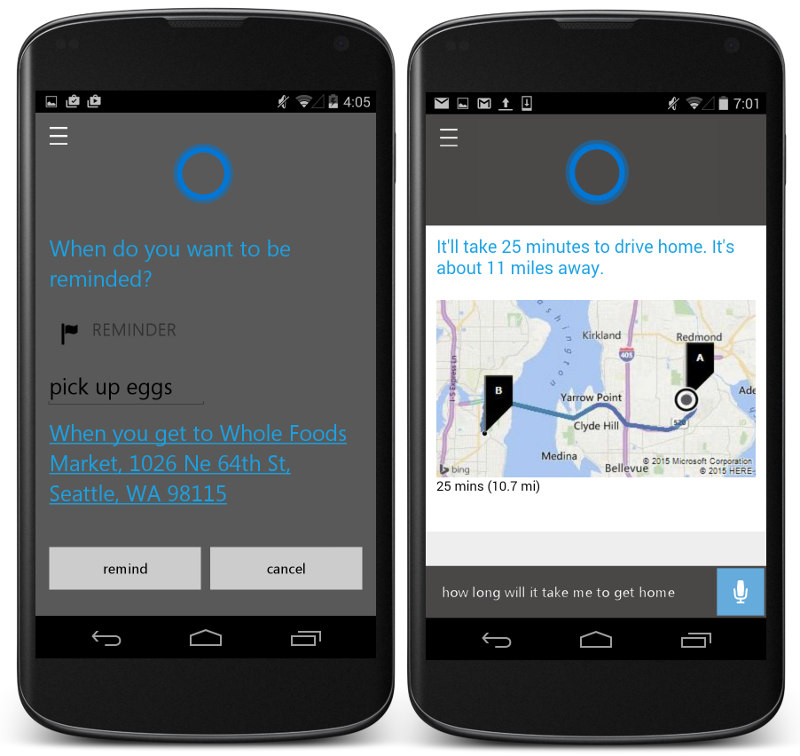 Microsoft Cortana for Android