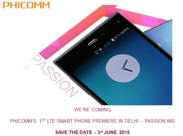 Phicomm P660 India launch invite