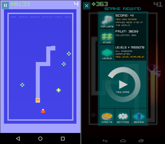 Releitura 'oficial' de Snake chega ao Android, iOS e Windows Phone -  TecMundo