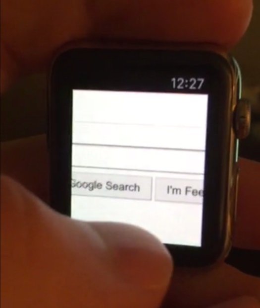 Developer hacks Apple Watch to run web browser