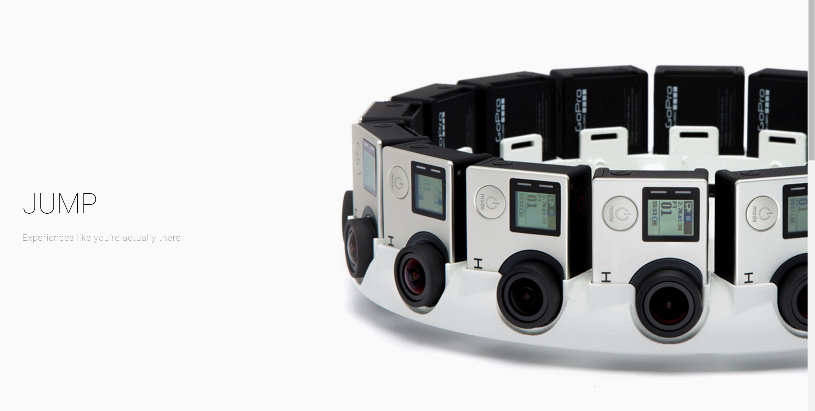 Google announces new VR platform called Jump – GoPro ‘Jumps’ on board with their 360 degree camera array