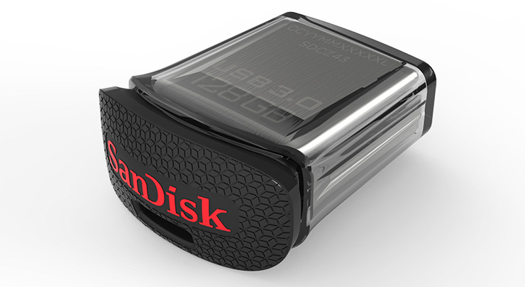 SanDisk 128GB USB 3.0 Ultra Fit Flash Drive