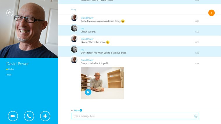 Skype Modern Windows
