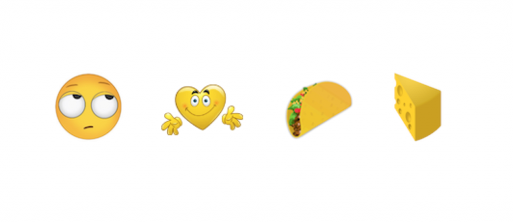 Unicode 8 Taco Hugging Face