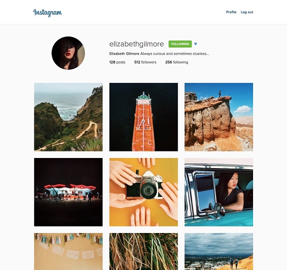 instagram website