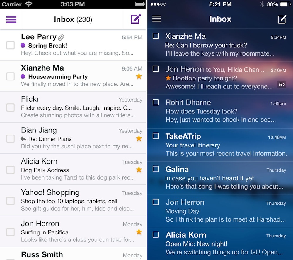 tahoo mail app for mac