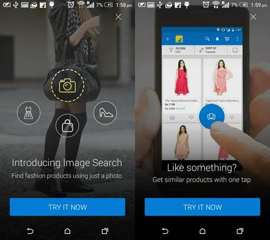 Flipkart Image search for Android