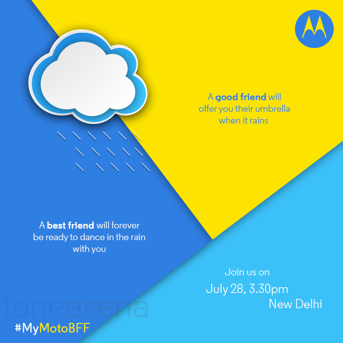 Motorola India launch invite July 28