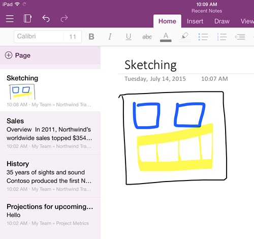 onenote online app