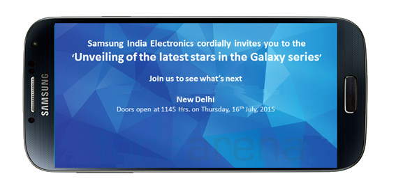 Samsung Galaxy J5 and J7 India launch invite