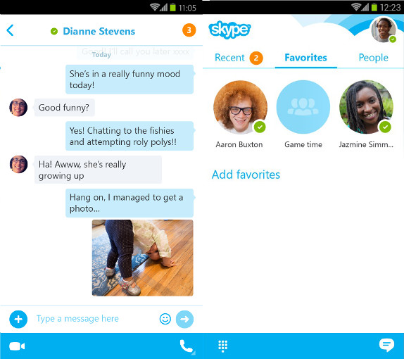 skype for android 5