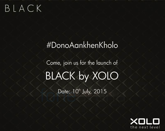Xolo BLACK launch invite