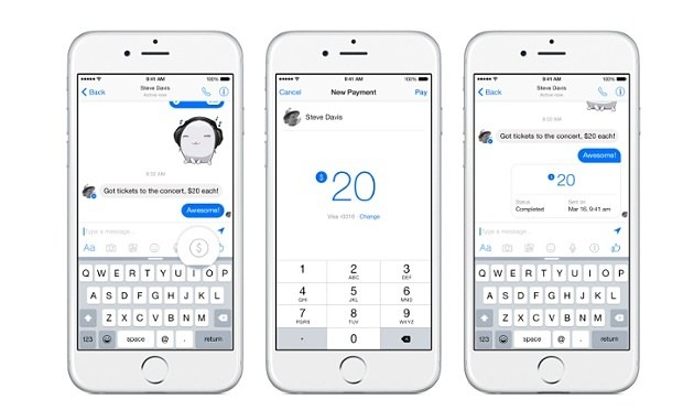 fb messenger payments