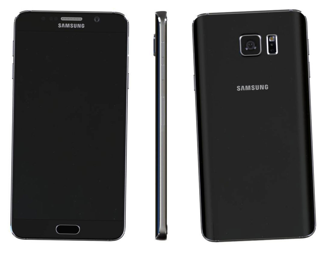 galaxy note 5 render