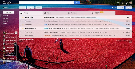 gmail theme