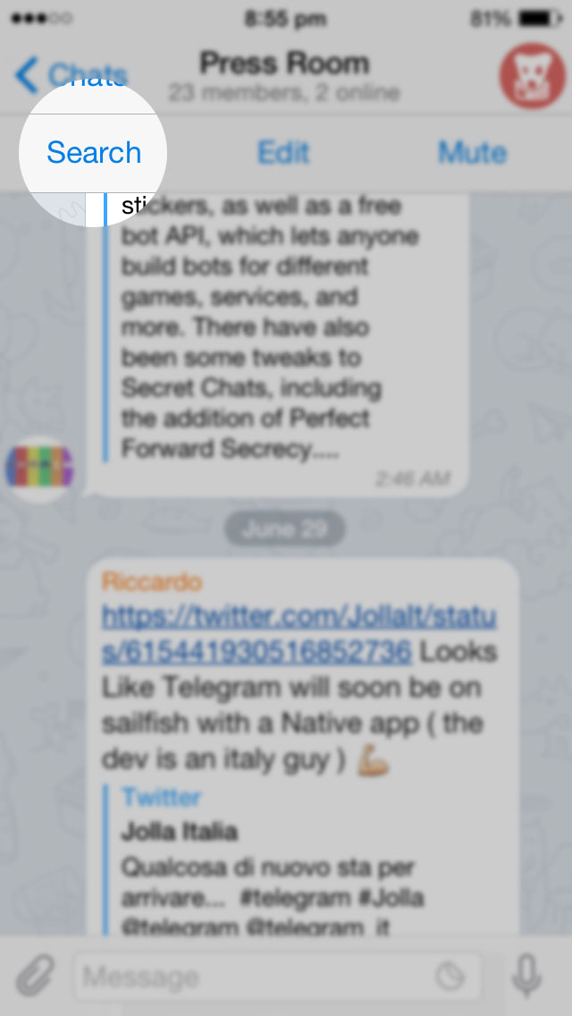 telegram update