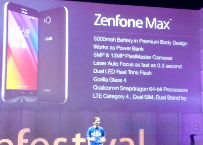 Asus Zenfone Max launch