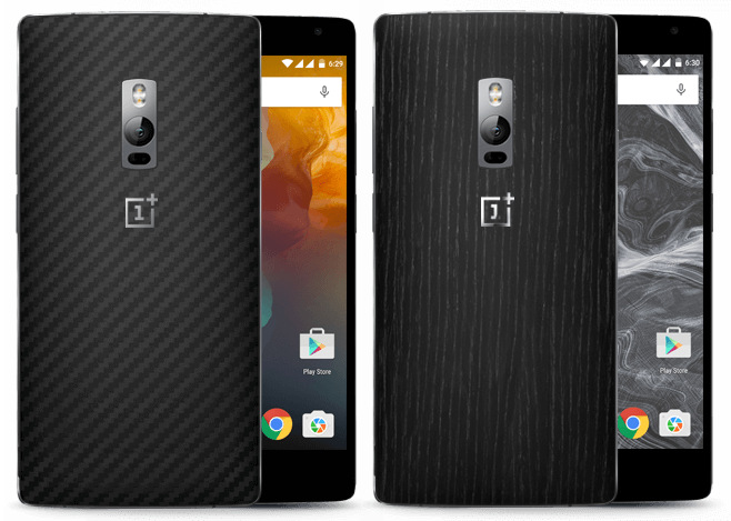 OnePlus 2 Kevlar and Black Apricot Style Swap covers