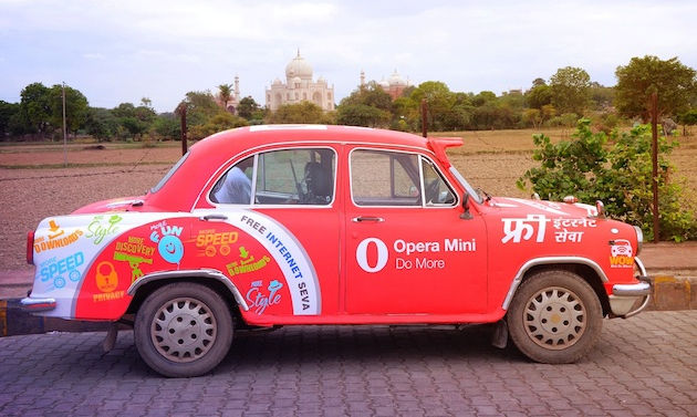Opera Web on Wheels Wi-Fi-enabled Car