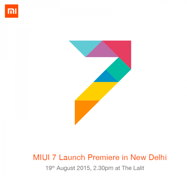 Xiaomi MIUI 7 India launch Premier New Delhi