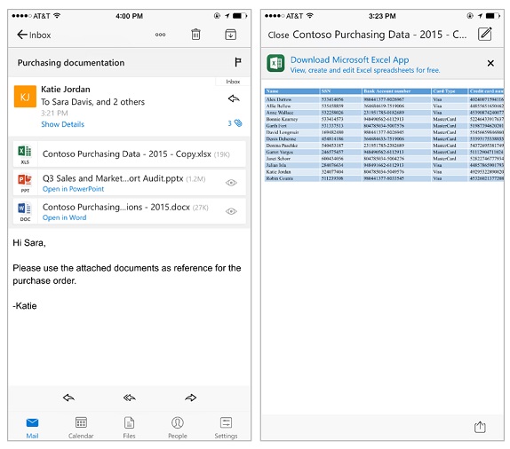 outlook for iOS