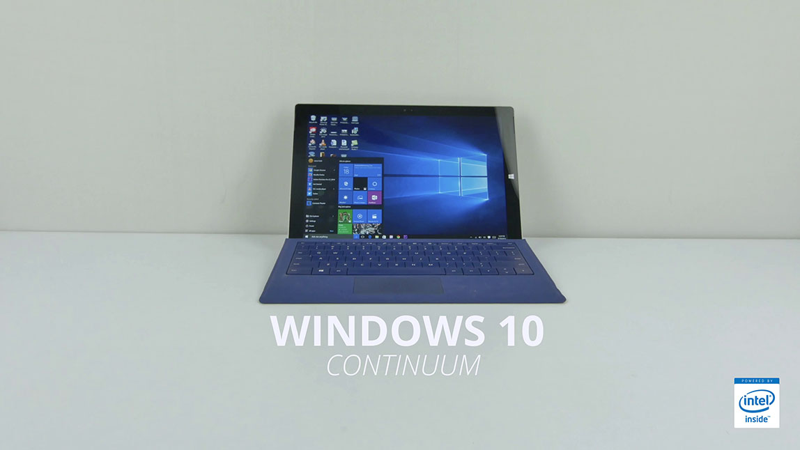Made for 2 in 1s: Windows 10 and Continuum