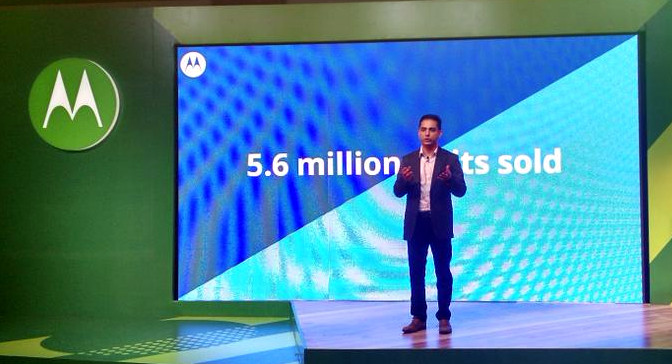 Motorola 5.6 million smartphones India