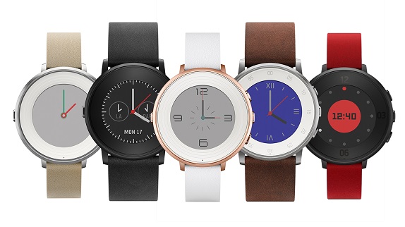 Pebble circular smartwatch