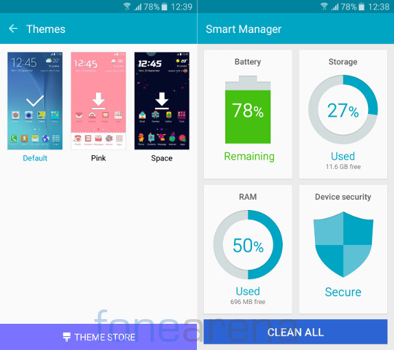 Samsung Galaxy J7 Themes and Smart Manager