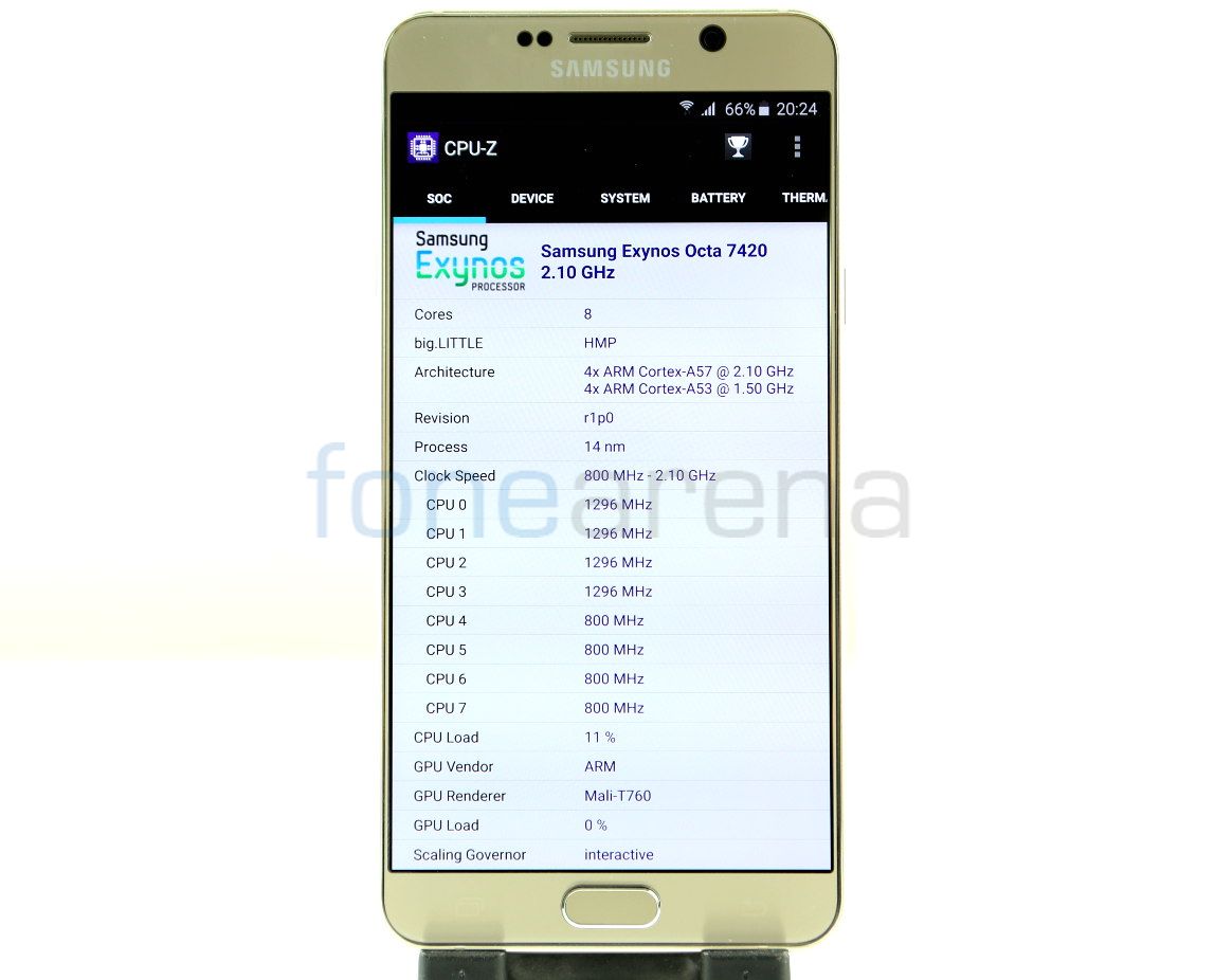 Samsung Galaxy Note5 Benchmarks