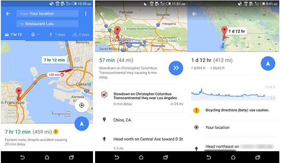 google maps update