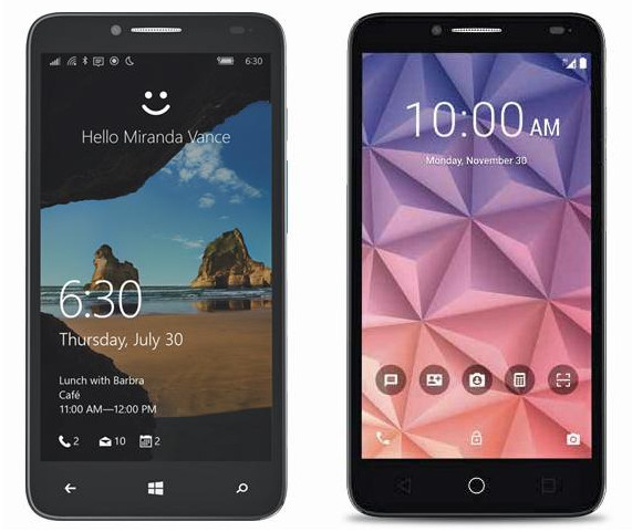 Alcatel OneTouch Fierce XL for Windows and Android