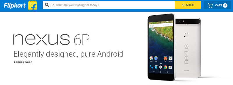 Nexus 6P Flipkart Teaser