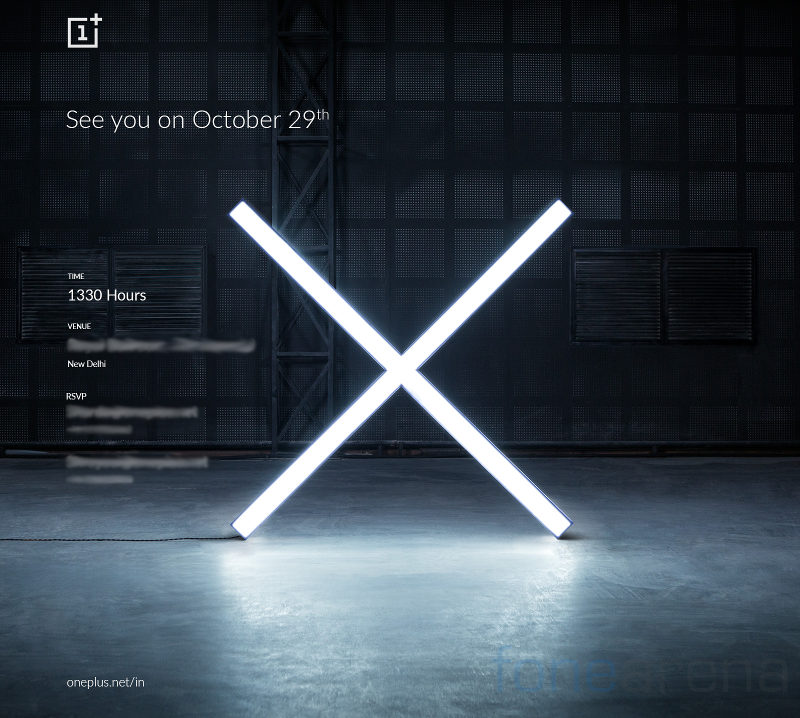 OnePlus X India launch invites