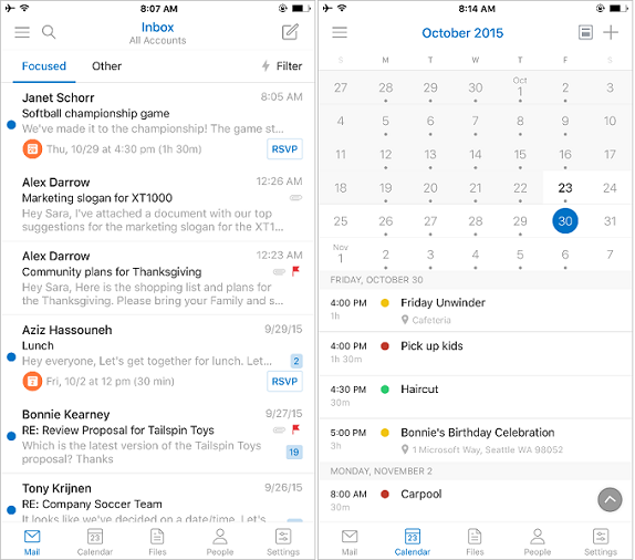 Outlook iOS app-1