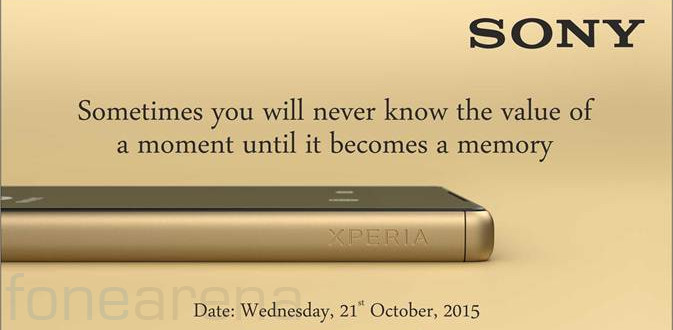 Sony Xperia Z5 India launch invite