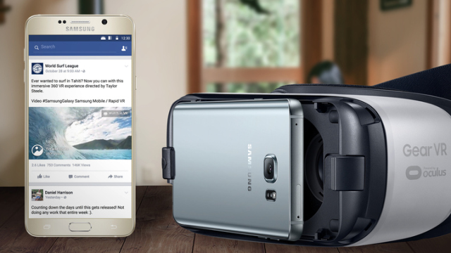 FB 360 degree video VR