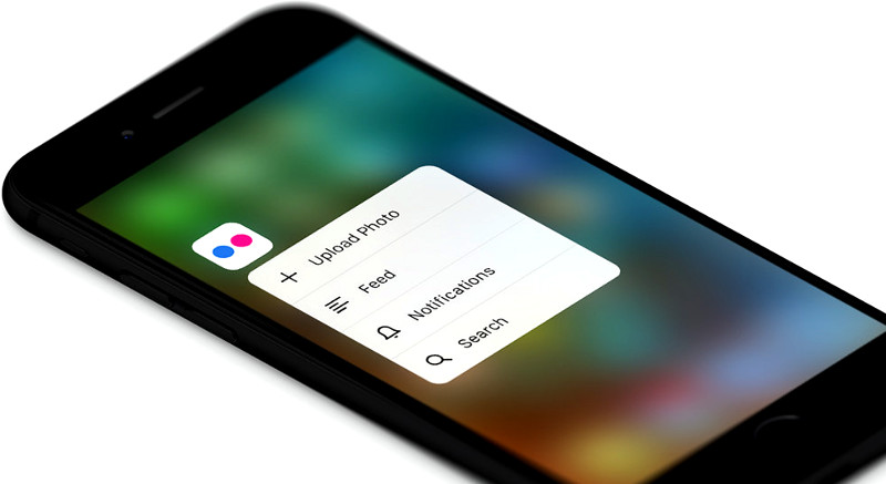 Flickr 4.0.6 for iOS 3D Touch
