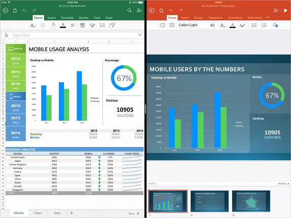 Microsoft’s optimized Office apps for iPad Pro now available